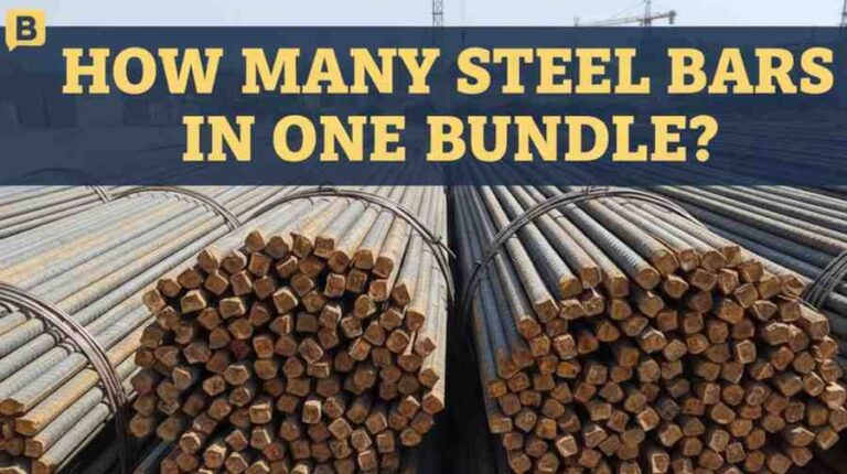 How many steel bar in one bundle in India