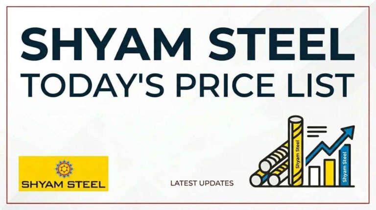 Shyam Steel today price list