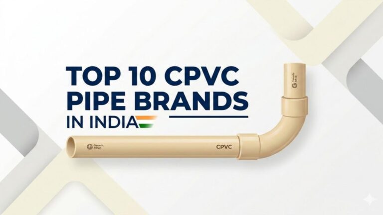 Top 10 CPVC pipe brands in India